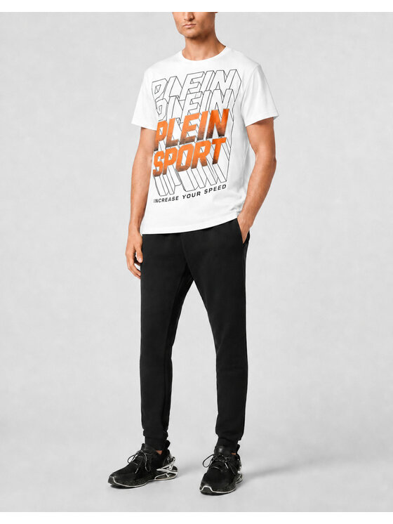 Plein Sport Plein Sport T-Shirt 31530 Biały Regular Fit