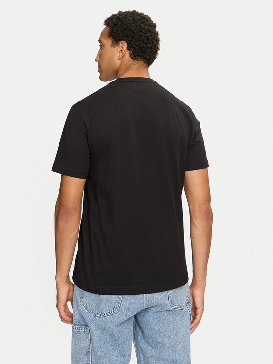 Calvin Klein Calvin Klein T-shirt Striped Logo K10K113590 Crna Regular Fit