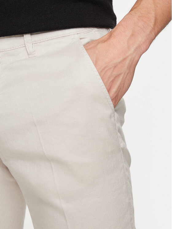Baldessarini Baldessarini Pantalon scurți din material B1 16939.6666 Écru Regular Fit