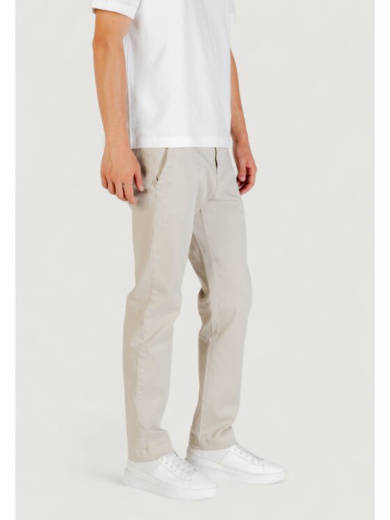 BOSS BOSS Pantaloni chino Sanderson-L-2 10272943 01 Beige Firm Fit