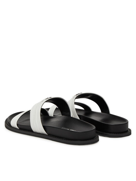 MICHAEL Michael Kors MICHAEL Michael Kors Iešļūcenes Mandy Flat Sandal 40S5MAFS2L Balts