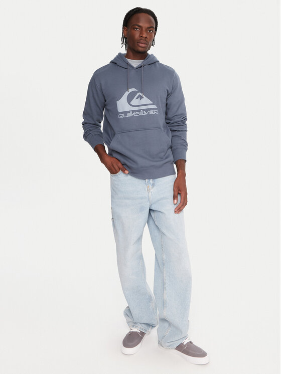 Quiksilver Quiksilver Bluza Comp Logo EQYFT05053 Niebieski Regular Fit