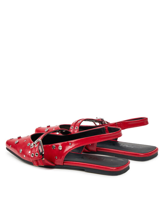 ONLY Shoes ONLY Shoes Balerina OnLaura-5 15340903 Piros