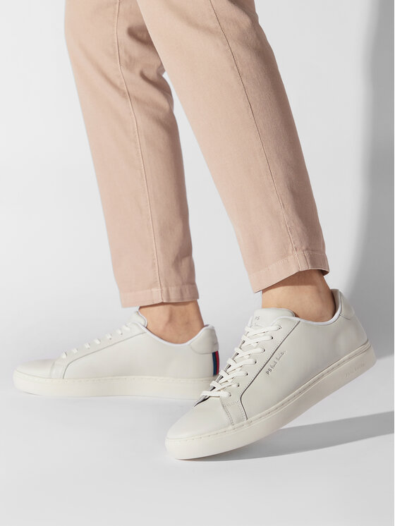 スニーカー Paul Smith SS25 SNEAKER IN PELLE (M2S REX57 JLEA 01) Men's White Leather 'Rex' Sneakers