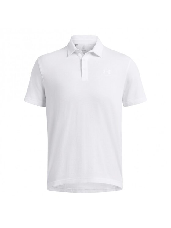 Under Armour Under Armour Polo 1386608 Biały Relaxed Fit