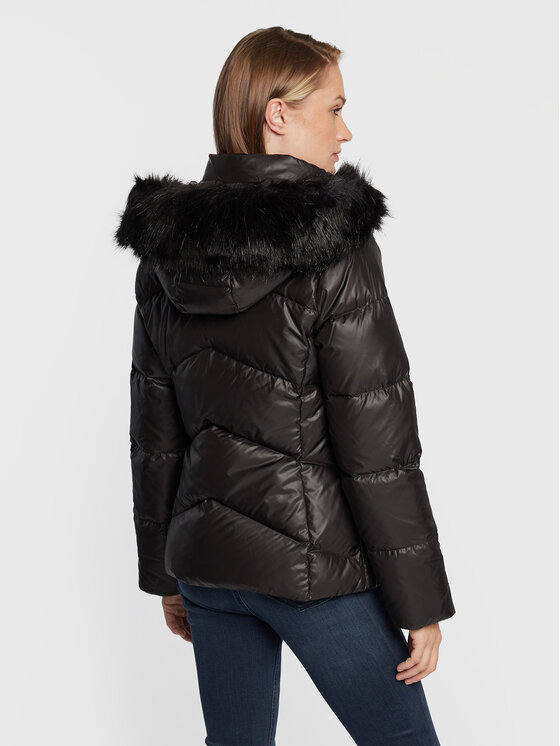Calvin Klein Calvin Klein Пухено яке Essential K20K204952 Черен Regular Fit