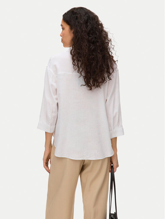 Vero Moda Vero Moda Blúz Linn 10310759 Fehér Loose Fit