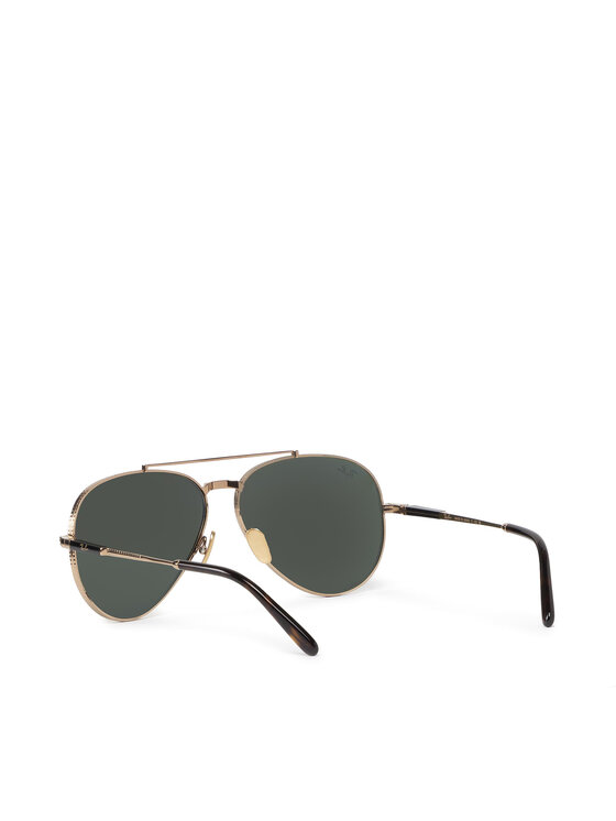 Ray-Ban Ray-Ban Slnečné okuliare Aviator Titanium 0RB8225 313852 Zelená
