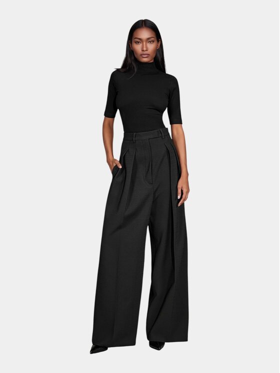 MADE BY SOCIETY MADE BY SOCIETY Golf Depth - T27737 Czarny Basic Fit