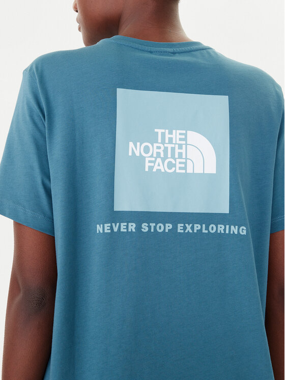The North Face The North Face T-Shirt Redbox NF0A87NK Blau Relaxed Fit
