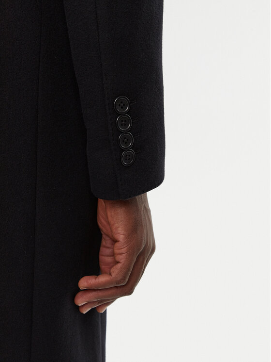 Dolce&Gabbana Dolce&Gabbana Wollmantel G036IT HUMJ2 Schwarz Regular Fit