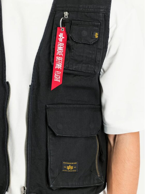 Alpha Industries Alpha Industries Vesta AI.266109-03-L Černá Oversize