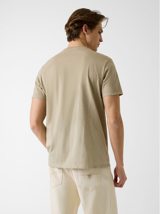 Guess Guess Тишърт 181948 Бежов Classic Fit