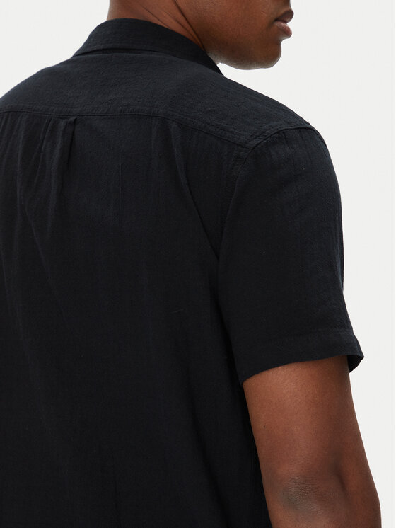 Quiksilver Quiksilver Košeľa Time Box EQYWT04622 Čierna Regular Fit