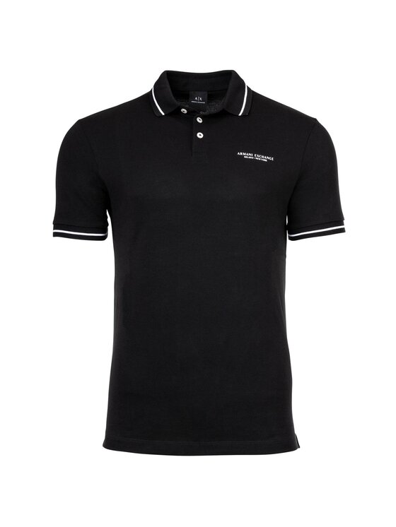 Armani Exchange Armani Exchange Polo 25418 Czarny Comfort Fit