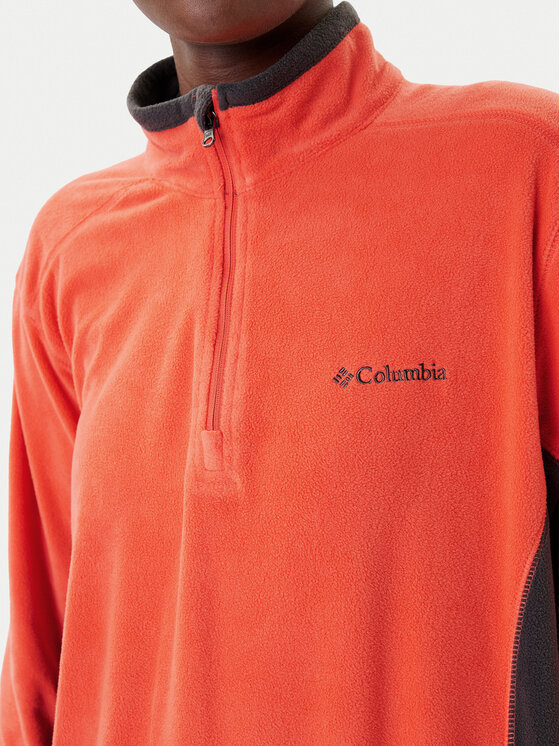 Columbia Columbia Fleecová mikina Klamath Range™ II Half Zip 1352472 Oranžová Regular Fit