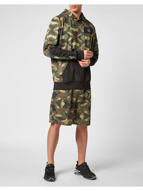 Plein Sport Plein Sport Mikina 7847 Černá Regular Fit