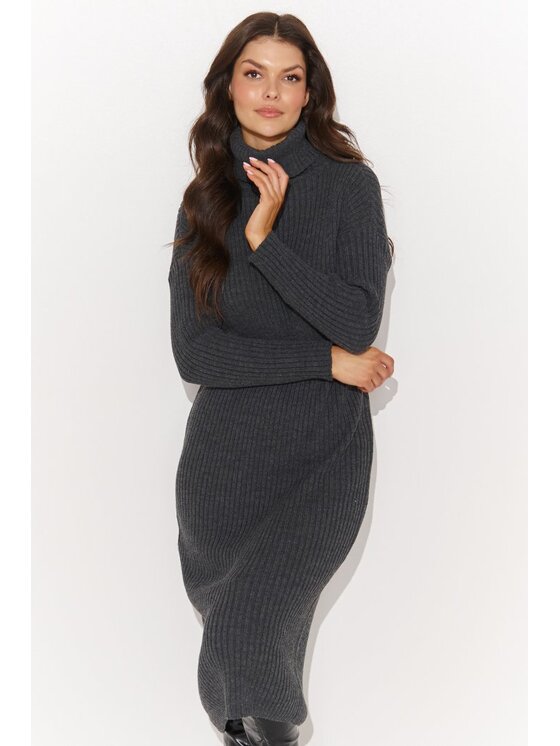 Numinou Numinou Sweter NU_S95 Szary Regular Fit