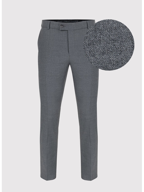 Pako Lorente Pako Lorente Spodnie garniturowe P22WP-6G-034 Szary Slim Fit