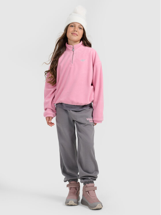 4F 4F Polar APRES SKI Różowy Loose Fit
