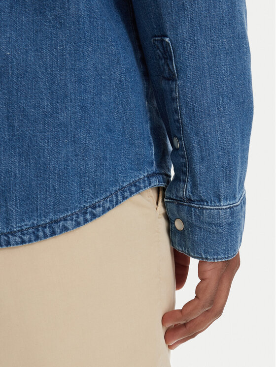 KARL LAGERFELD KARL LAGERFELD Jeans srajca 605903 562876 Modra Regular Fit