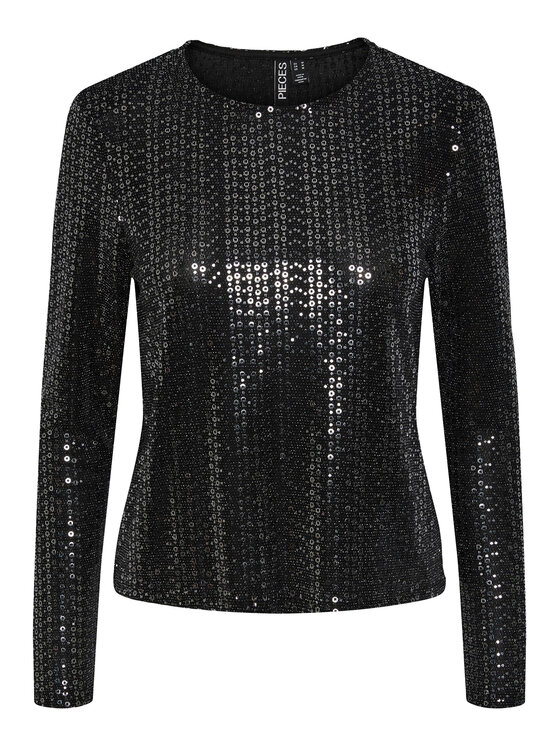Pieces Pieces Μπλουζάκι 17143894 Μαύρο Regular Fit