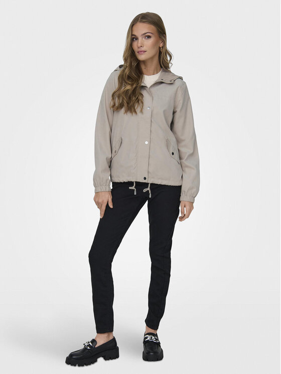 JDY JDY Prehodna jakna New Hazel 15231644 Bež Regular Fit