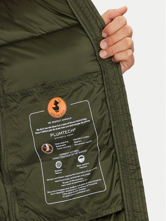 Save The Duck Save The Duck Зимно яке D40279W IRIS19 Зелен Regular Fit