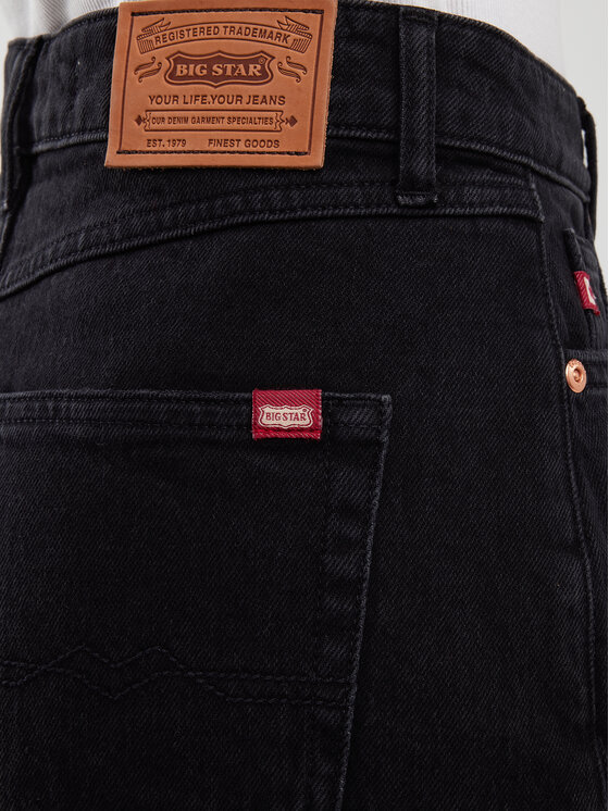 BIG STAR BIG STAR Szorty jeansowe AUTHENTIC GIRL Czarny Wide Fit