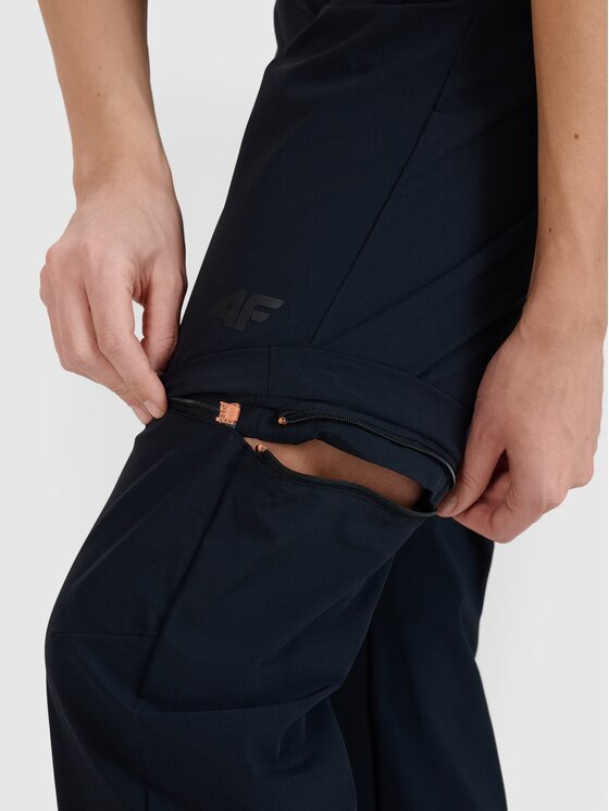 4F 4F Pantaloni outdoor 4FWSS25TFTRF0798-20S Nero Regular Fit