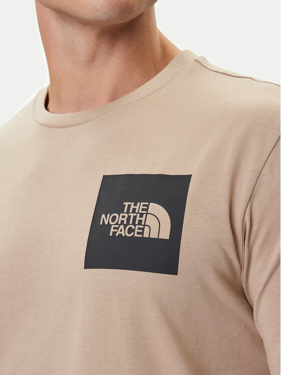 The North Face The North Face T-Shirt Fine NF0A8A6M Beige Regular Fit