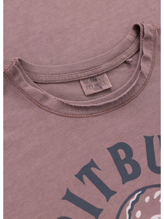 PITBULL PITBULL T-Shirt AUTOMATIC Bordowy Regular Fit