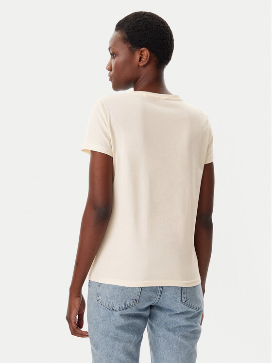 Mustang Mustang T-shirt Alma 1016148 Beige Regular Fit