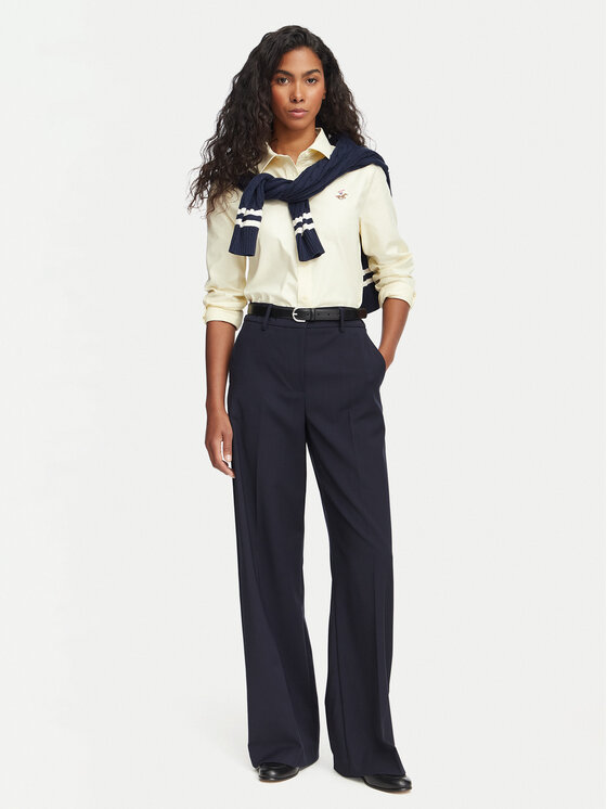 Beverly Hills Polo Club Beverly Hills Polo Club Πουκάμισο P-SS26W-SH6600 Κίτρινο Regular Fit