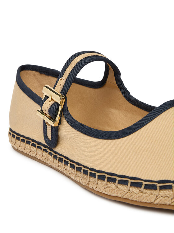 Tommy Hilfiger Tommy Hilfiger Espadrilės Buckle Maryjane Espadrille FW0FW09239 Ruda