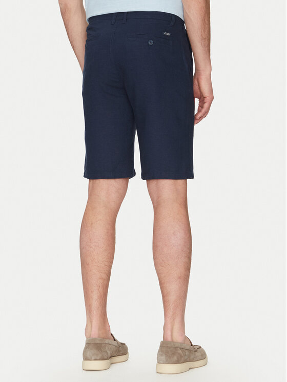 Blend Blend Medžiaginiai šortai 20717870 Tamsiai mėlyna Regular Fit