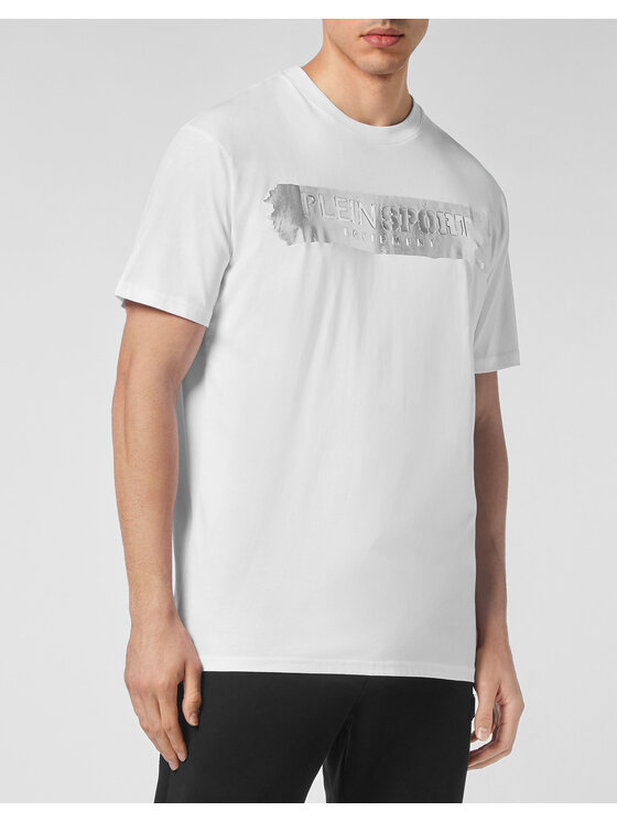 Plein Sport Plein Sport T-Shirt 1559 Biały Regular Fit
