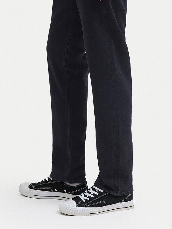 Jack & Jones Jack & Jones Džinsai Chris Classic 12287740 Juoda Relaxed Fit