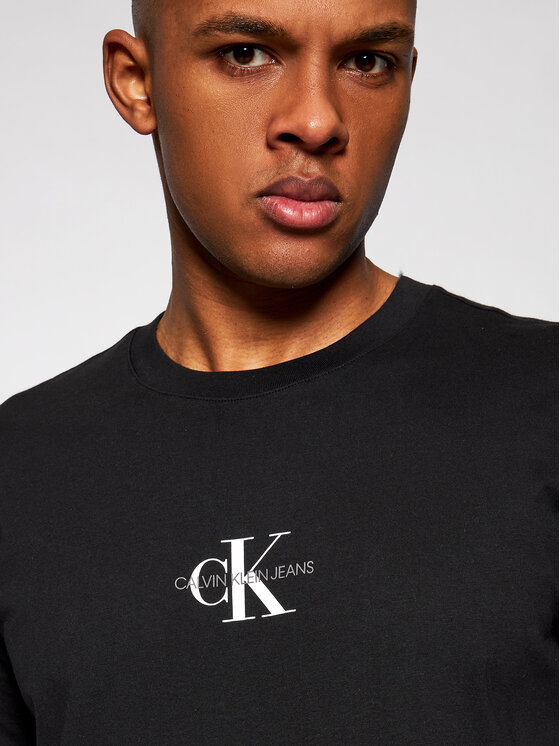Calvin Klein Jeans Marškinėliai J30J314267 Juoda Regular Fit • Modivo.lt