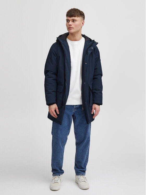 Solid Solid Zimska jakna 21107834 Tamnoplava Regular Fit