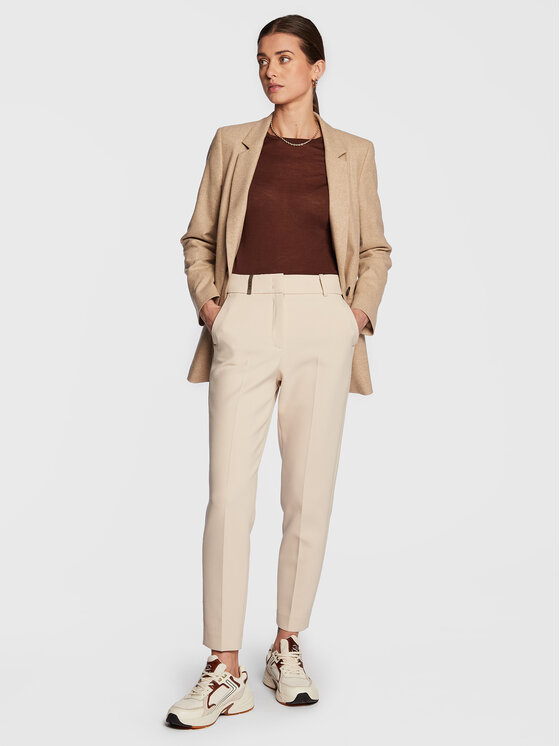 Giacca da abito M01939 Beige Regular Fit