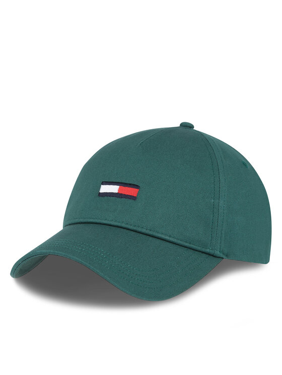 Șapcă Tommy Jeans Tjm Elongated Flag Cap AM0AM11692 Verde