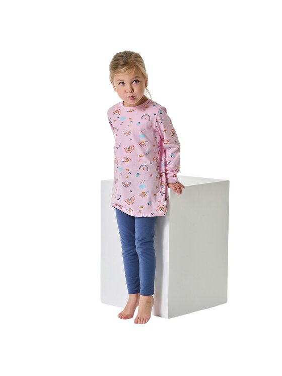 SCHIESSER SCHIESSER Piżama 31030 Różowy Comfort Fit