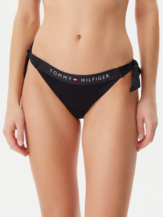 Tommy Hilfiger Tommy Hilfiger Bikini partea de jos UW0UW04497 Negru