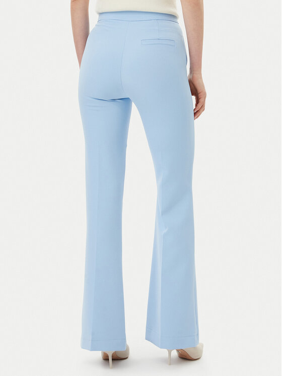 Maryley Maryley Spodnie materiałowe 25EB587/43MA Błękitny Regular Fit