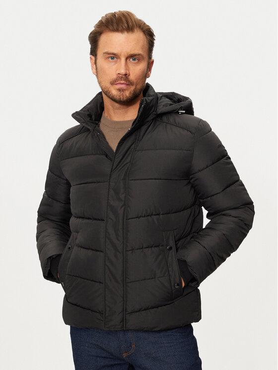 Geox Geox Μπουφάν χειμωνιάτικο Leitan M4628C T3144 F9000 Μαύρο Regular Fit
