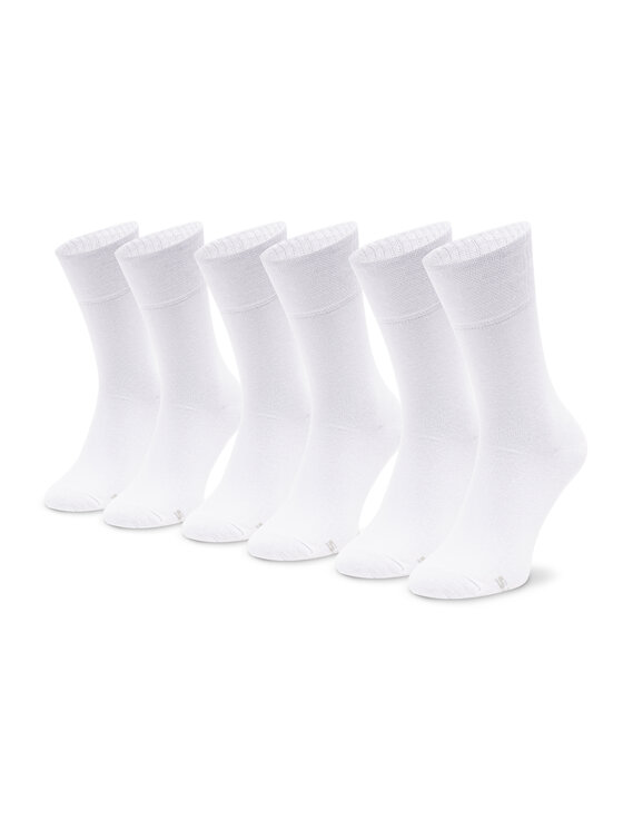 Skechers Skechers Set di 3 paia di calzini lunghi da uomo SK-SK41007 Bianco