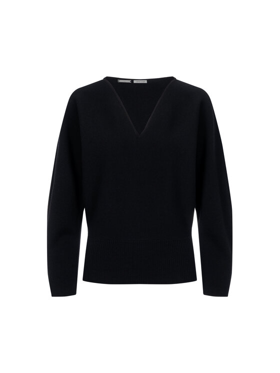 Deni Cler Milano Deni Cler Milano Sweter T-DC-S465-F5-90-90-1 Czarny Regular Fit