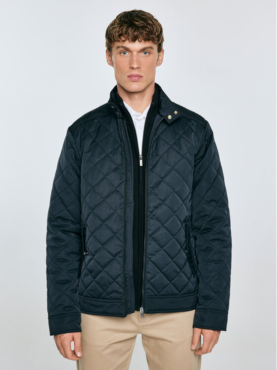 BIG STAR BIG STAR Kurtka zimowa EDMONT Czarny Basic Fit