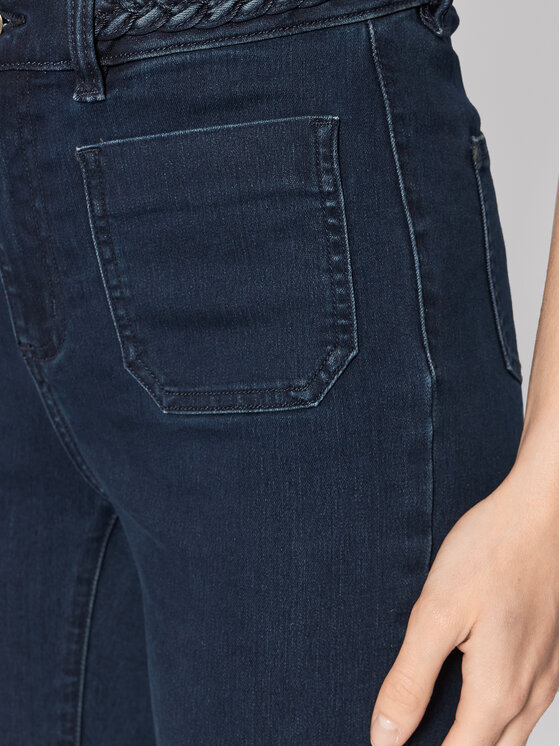 Morgan Morgan Jeansy 221-PSVEN Tmavomodrá Bootcut Fit